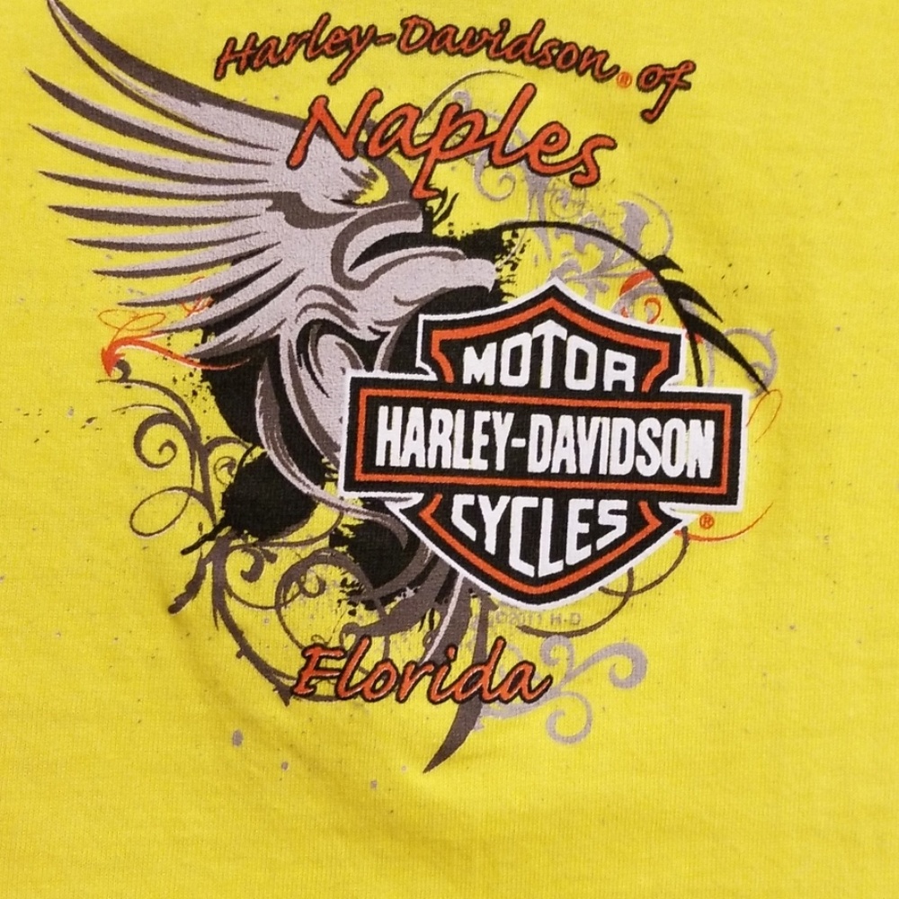 Yellow Harley-Davidson Tee - Picture 5 of 5